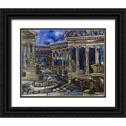 The Art Museum Black Ornate Wood Framed Art Print with Double Matting by Ferrell, Erin McGee