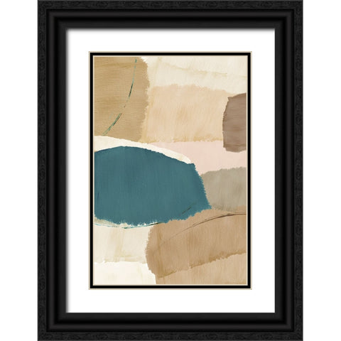 Rhythm and Flow I Black Ornate Wood Framed Art Print with Double Matting by Kouta, Flora