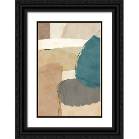 Rhythm and Flow II Black Ornate Wood Framed Art Print with Double Matting by Kouta, Flora