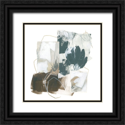 Cortar I Black Ornate Wood Framed Art Print with Double Matting by Vess, June Erica