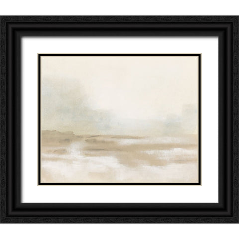 Neutral Mist Mesa II Black Ornate Wood Framed Art Print with Double Matting by Vess, June Erica