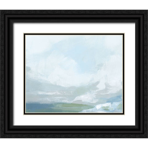 Shetland Sky I Black Ornate Wood Framed Art Print with Double Matting by Vess, June Erica