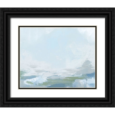 Shetland Sky II Black Ornate Wood Framed Art Print with Double Matting by Vess, June Erica