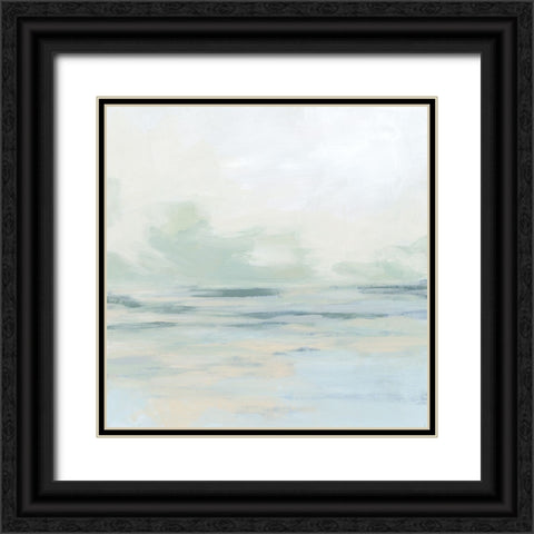 Gentle Sky I Black Ornate Wood Framed Art Print with Double Matting by Vess, June Erica