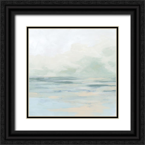 Gentle Sky II Black Ornate Wood Framed Art Print with Double Matting by Vess, June Erica