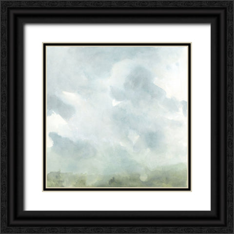 Moody Horizon I Black Ornate Wood Framed Art Print with Double Matting by Vess, June Erica