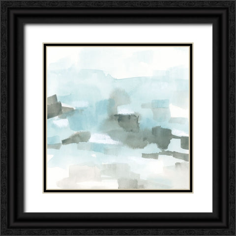 Cubist Surf I Black Ornate Wood Framed Art Print with Double Matting by Vess, June Erica
