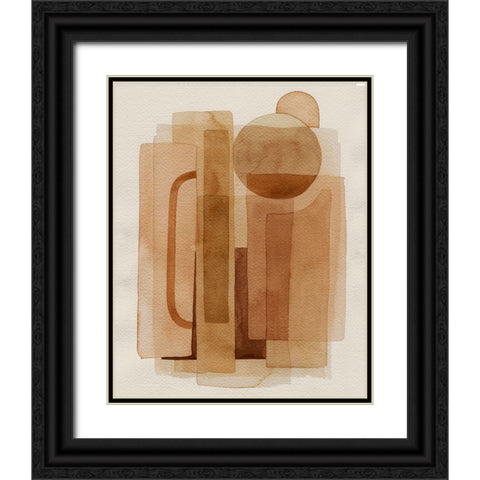 Quilt of Arches II Black Ornate Wood Framed Art Print with Double Matting by Popp, Grace