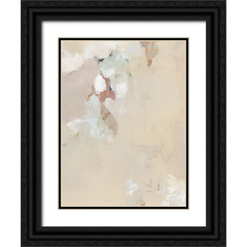 Muted Pastel I Black Ornate Wood Framed Art Print with Double Matting by Barnes, Victoria