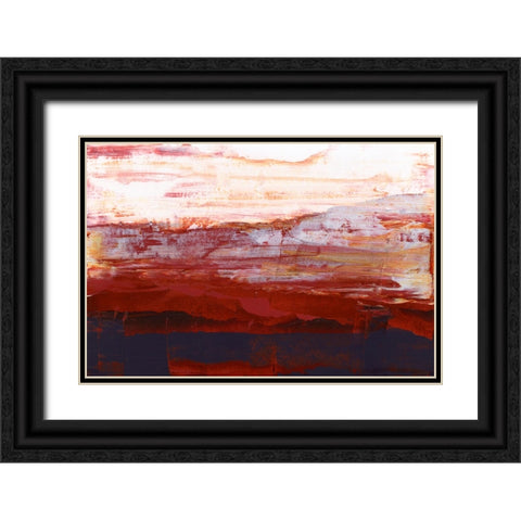 Summerset II Black Ornate Wood Framed Art Print with Double Matting by Gordon, Sharon