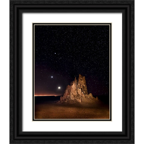 Monument to the Sky I Black Ornate Wood Framed Art Print with Double Matting by Drost, David