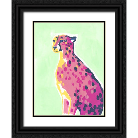 Savannah Pop II Black Ornate Wood Framed Art Print with Double Matting by Vess, June Erica