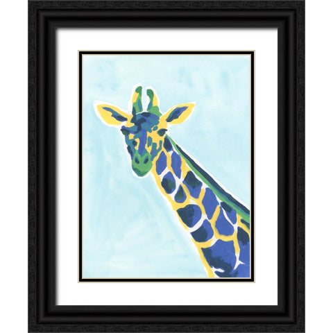 Savannah Pop IV Black Ornate Wood Framed Art Print with Double Matting by Vess, June Erica