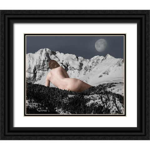 Mountain Maiden II Black Ornate Wood Framed Art Print with Double Matting by Popp, Grace