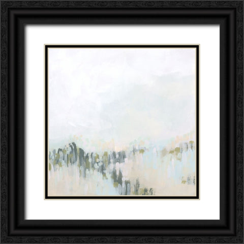 Pastel Field I Black Ornate Wood Framed Art Print with Double Matting by Vess, June Erica