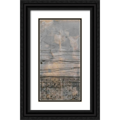 Subtle Symphony I Black Ornate Wood Framed Art Print with Double Matting by Goldberger, Jennifer