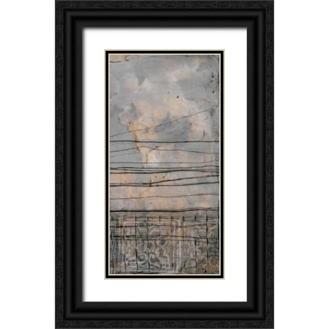 Subtle Symphony II Black Ornate Wood Framed Art Print with Double Matting by Goldberger, Jennifer