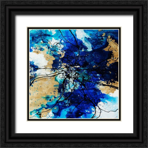 Allure I Black Ornate Wood Framed Art Print with Double Matting by Drotar, Rikki