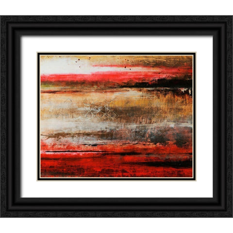 Art Zero I Black Ornate Wood Framed Art Print with Double Matting by Douglass, Farrell