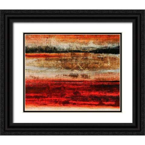 Art Zero II Black Ornate Wood Framed Art Print with Double Matting by Douglass, Farrell