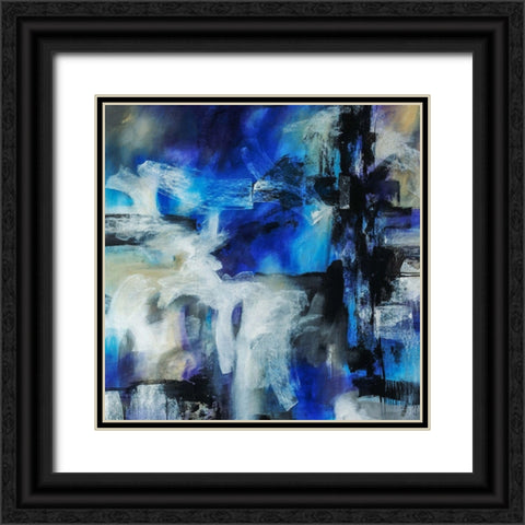 Azure Dreams Black Ornate Wood Framed Art Print with Double Matting by Drotar, Rikki