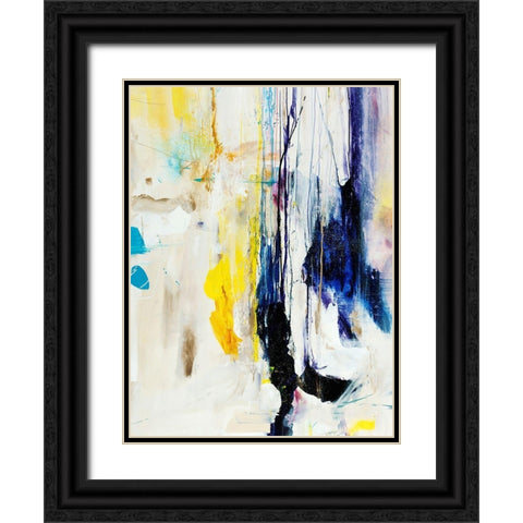 Frosted Black Ornate Wood Framed Art Print with Double Matting by Maas, Jodi