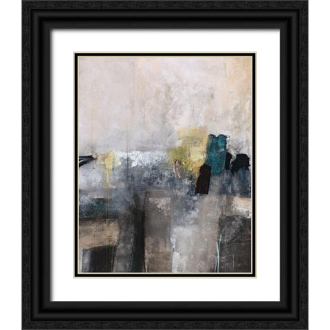 Slowly Goes the Night Black Ornate Wood Framed Art Print with Double Matting by Rabo, Clayton