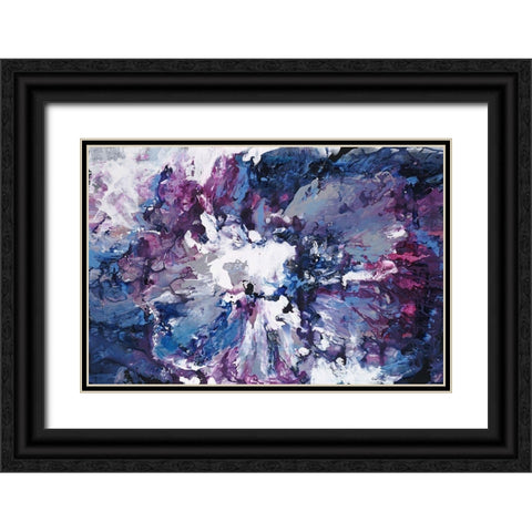 Violet Waters Seduction Black Ornate Wood Framed Art Print with Double Matting by Edmunds, Sydney