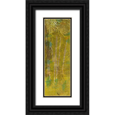 Bamboo Press I Black Ornate Wood Framed Art Print with Double Matting by Goldberger, Jennifer