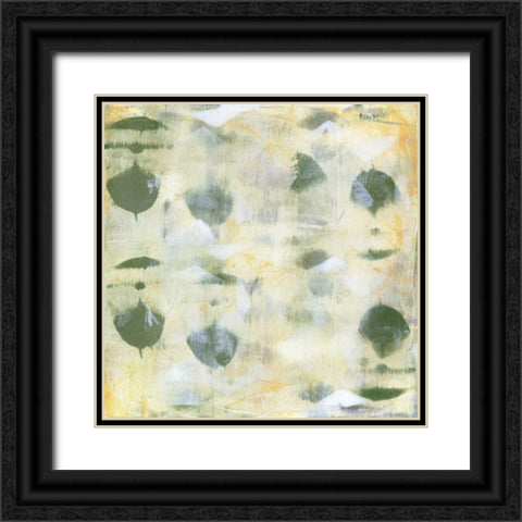 Clover II Black Ornate Wood Framed Art Print with Double Matting by Goldberger, Jennifer