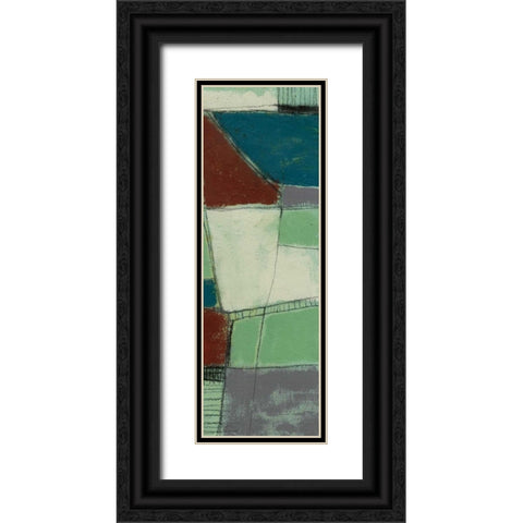 Deconstructed III Black Ornate Wood Framed Art Print with Double Matting by Goldberger, Jennifer