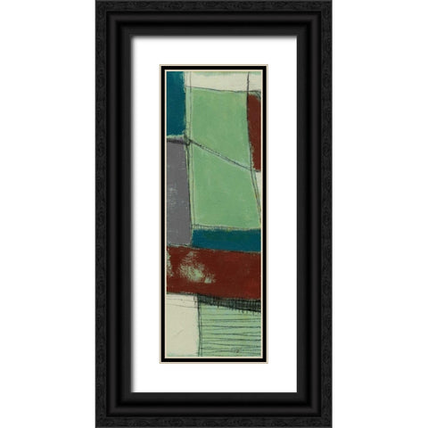 Deconstructed IV Black Ornate Wood Framed Art Print with Double Matting by Goldberger, Jennifer