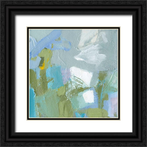 Little Stars Black Ornate Wood Framed Art Print with Double Matting by Long, Christina