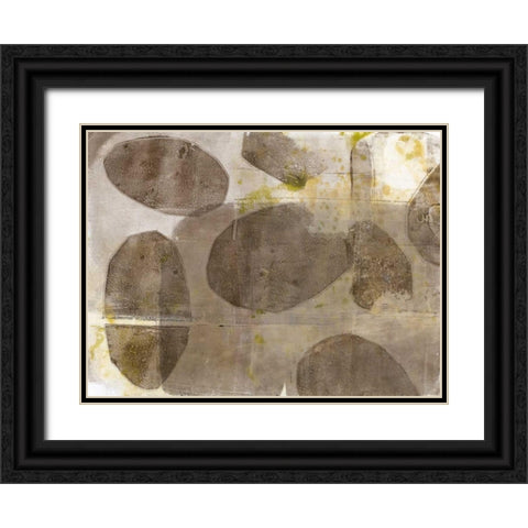 River Rock II Black Ornate Wood Framed Art Print with Double Matting by Goldberger, Jennifer