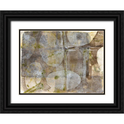 River Rock III Black Ornate Wood Framed Art Print with Double Matting by Goldberger, Jennifer