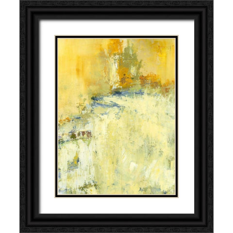 Among the Yellows II Black Ornate Wood Framed Art Print with Double Matting by Bothne, Janet