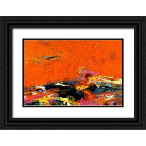 Jubilation Black Ornate Wood Framed Art Print with Double Matting by Bothne, Janet