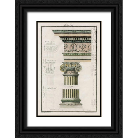The Iconic Order Black Ornate Wood Framed Art Print with Double Matting by Richardson
