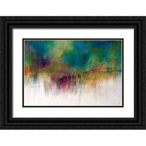 Efflorence Spring Black Ornate Wood Framed Art Print with Double Matting by Schicker, Joshua