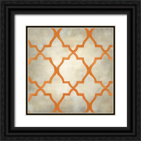 Classical Symmetry X Black Ornate Wood Framed Art Print with Double Matting by Zarris, Chariklia