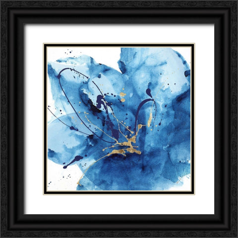 Lazy Cocktail III Black Ornate Wood Framed Art Print with Double Matting by Edmunds, Sydney