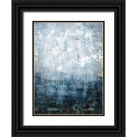 Caveman Marks II Black Ornate Wood Framed Art Print with Double Matting by Taylor, Kari