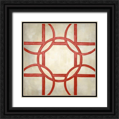Classical Symmetry XII Black Ornate Wood Framed Art Print with Double Matting by Zarris, Chariklia