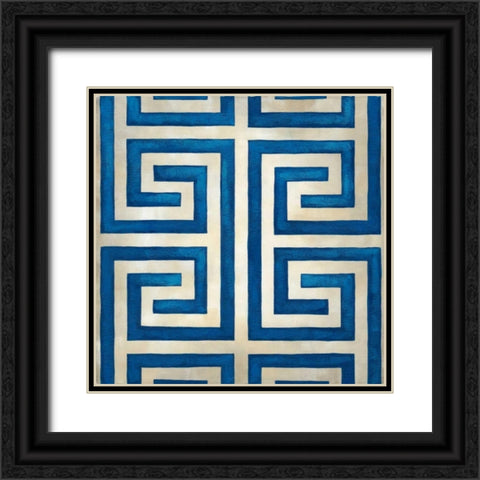 Classical Symmetry XVI Black Ornate Wood Framed Art Print with Double Matting by Zarris, Chariklia