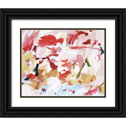 Pixies Breath Black Ornate Wood Framed Art Print with Double Matting by Schicker, Joshua