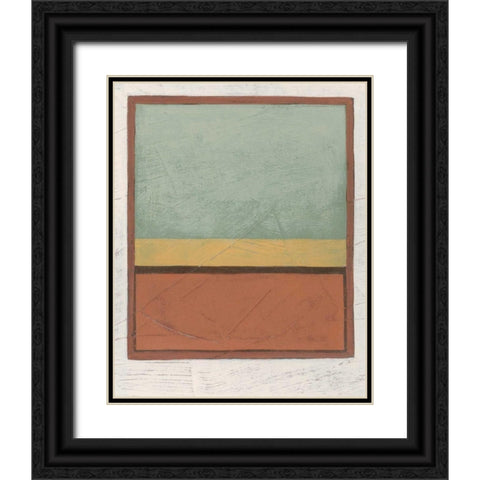 Demitasse V Black Ornate Wood Framed Art Print with Double Matting by Vess, June Erica