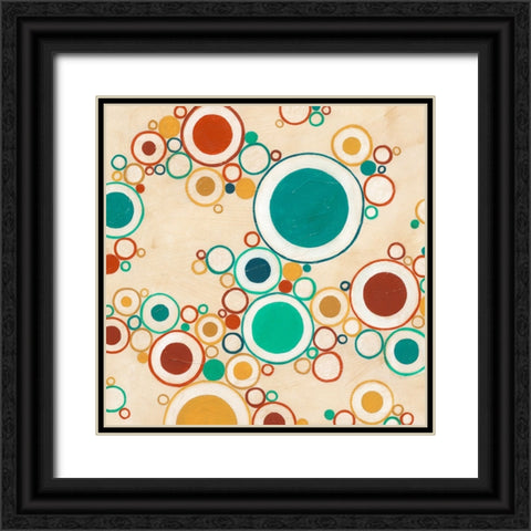 Molecular Landscape I Black Ornate Wood Framed Art Print with Double Matting by Vess, June Erica