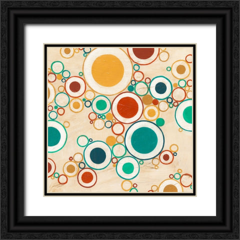 Molecular Landscape II Black Ornate Wood Framed Art Print with Double Matting by Vess, June Erica