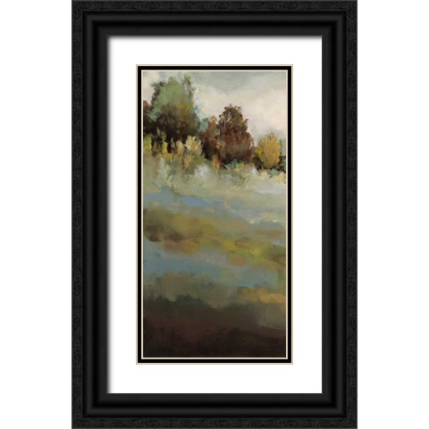 The Trail of Her Heart I Black Ornate Wood Framed Art Print with Double Matting by Long, Christina