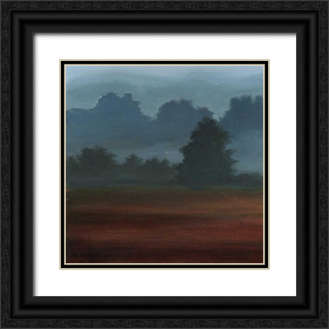Early Morning Mist I Black Ornate Wood Framed Art Print with Double Matting by Harper, Ethan